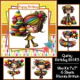 Quirky Birthday Girl #3 Mini Kit 7x7