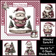 Whimsical Santa #4 Mini Kit 7x7