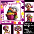 Grandmas Quirky Birthday #1 Mini Kit 7x7
