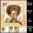Birthday Hippy #3 Mini Kit 7x7 (3)