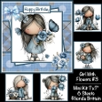 Girl With Flowers #3 Mini Kit 7x7 (5)
