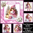 Cute Christmas Girl #2 Mini Kit 7x7