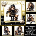 Cute Christmas Girl #3 Mini Kit 7x7
