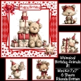 Whimsical Birthday Animals #1 Mini Kit 7x7 (5)