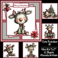 Cute Reindeer #1 Mini Kit 7x7 (5)