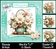 Basket Of Flowers Mini Kit 7x7(4)