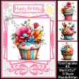 Floral Cupcakes #3 Mini Kit 5x7 (3)