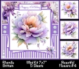 Beautiful Flowers #4 Mini Kit 7x7 (4) *Customer Request*