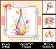 Birthday Celebration Mini Kit 7x7 (4) *Customer Request*