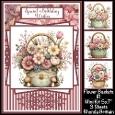 Flower Baskets #1 Mini Kit 5x7 (3)