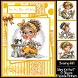 Sewing Girl Mini Kit 5x7 (3) Plus Bonus