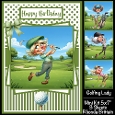 Golfing Lady Mini Kit 5x7 (3) Plus Bonus