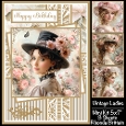 Vintage Ladies Mini Kit 5x7 (3) Plus Bonus