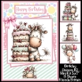Birthday Unicorn #2 Mini Kit 5x7 (3) Plus Bonus