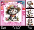 Summer Cats Mini Kit 7x7 (4) Plus Bonus *Customer Request*