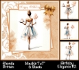 Birthday Elegance #2 Mini Kit 7x7 (4) Plus Bonus *Customer Request*