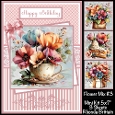 Flower Mix #3 Mini Kit 5x7 (3) Plus Bonus