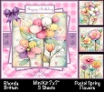 Pastel Spring Flowers Mini Kit 7x7 (5)