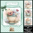 Floral Teacups #4 Mini Kit 5x7 (3)