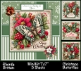 Christmas Butterflies Mini Kit 7x7 (5)