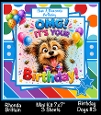 Birthday Dogs #3 Mini Kit 7x7 (3)