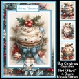 Blue Christmas Cupcakes Mini Kit 5x7 (4)