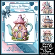 Whimsical Teapot #3 Mini Kit 5x7 (3)