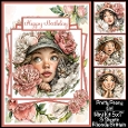Pretty Peony Girl Mini Kit 5x7 (3)