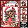 Dachshund Christmas Mini Kit 5x7 (3)