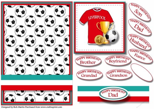 A5 Liverpool Topper & Sentiments 