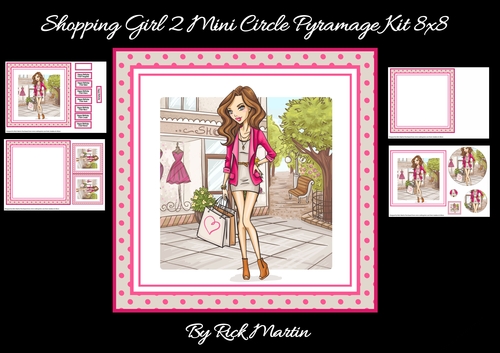 8x8 Shopping Girl 2 - Mini Kit Circle Pyramage