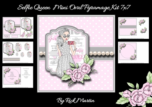 7x7 Selfie Queen Mini Kit with Oval Pyramage 