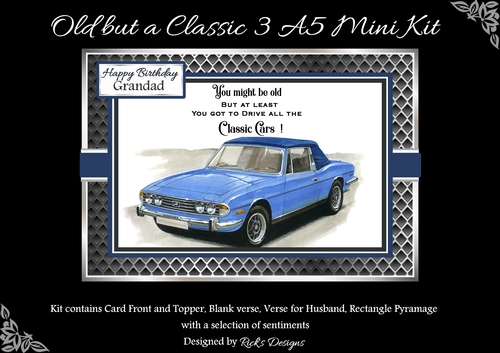 A5 Old but Classic 3 Mini Kit - x4 A4 sheets 