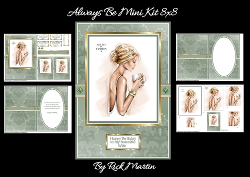 A5 Always be... Mini Kit - x4 A4 sheets 