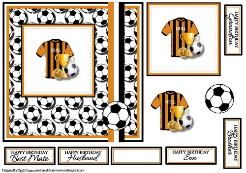 7x7 Hull Card Front, Topper & Decoupage with Sentiments