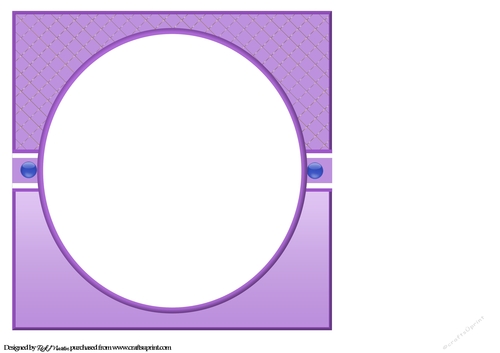 8x8 Gadening Bucket of Flowers Blank Insert 