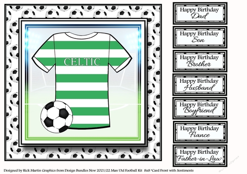 8x8 NEW HOME KIT Celtic Card Front with Sentiments 