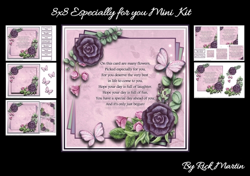8x8 Especially for you Mini Kit - x5 A4 sheets 