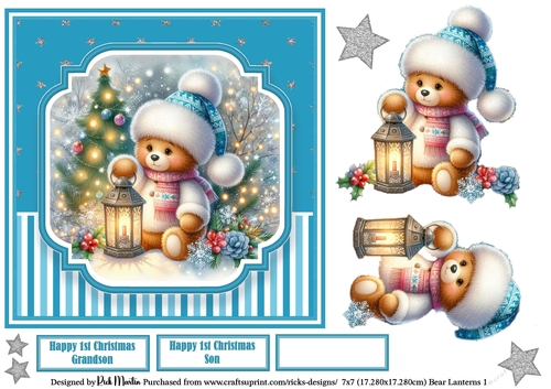 7x7 Bear Lanterns T1