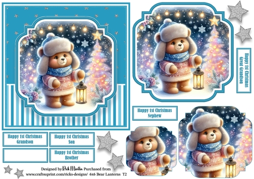 6x6 Bear Lanterns T2