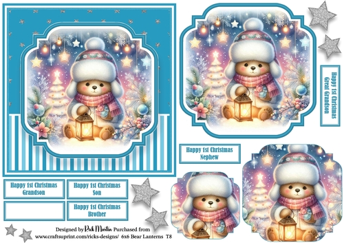 6x6 Bear Lanterns T8