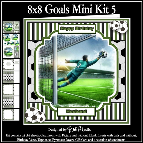 8x8 Goal Mini Kit 5 - x8 A4 sheets 