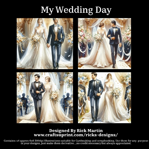 My Wedding Day  - For Cardmakers & Designers 