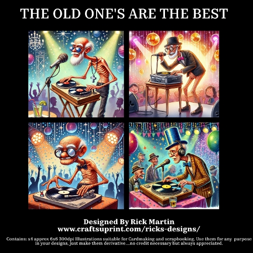 THE OLD ONES ARE THE BEST - Illustrations for Cardmakers & Designers 
