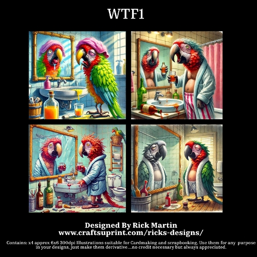 WTF 1 - Illustrations for Cardmakers & Designers 