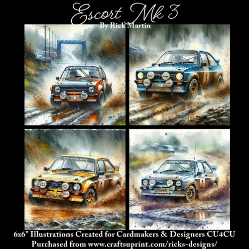 ESCORT MK 3 - Illustrations for Cardmakers & Designers 