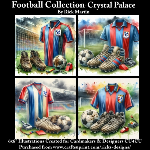 6X6 Crystal Palace Themed - Illustrations for Cardmakers & Designers 