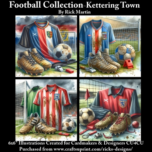 6X6 Kettering Town Themed - Illustrations for Cardmakers & Designers 