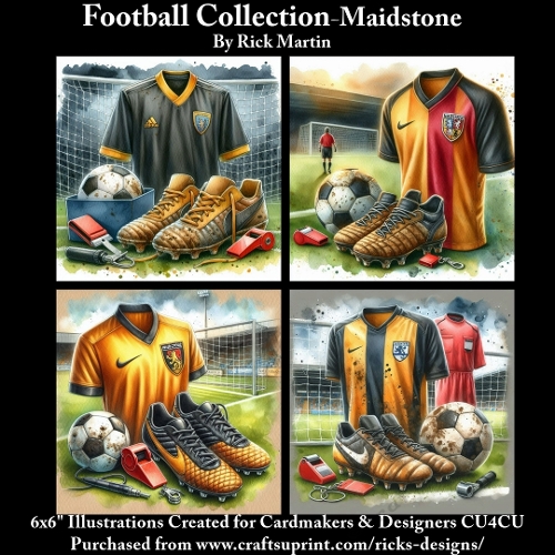 6X6 Maidstone Themed - Illustrations for Cardmakers & Designers 