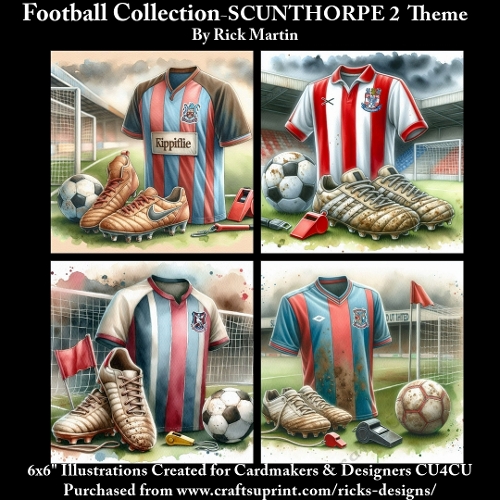 6X6 SCUNTHORPE 2 Themed  - Illustrations for Cardmakers & Designers 